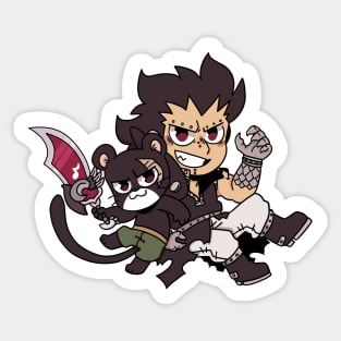 Gajeel and Lily Sticker